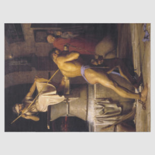 Samson und die Philister von Carl Bloch Seidenpapier