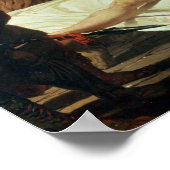 Samson verraten von Delilah (Öl auf Leinwand) Poster (Ecke)