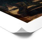 Samson verraten von Delilah (Öl auf Leinwand) Poster (Ecke)