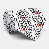 Samstag Abend Poker Krawatte (Gerollt)