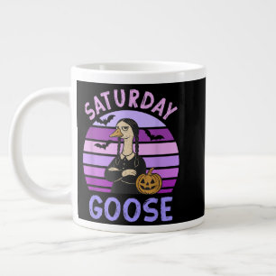 Samstag Gans Funny Goose Halloween Jumbo-Tasse