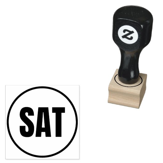 Samstag Gummistempel (Stempel)