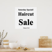 Samstag Haircut Verkauf Poster Matte (Küche)