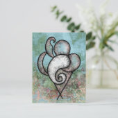 Samstag im Garten Postkarte (Stehend Vorderseite)