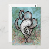 Samstag im Garten Postkarte (Vorne/Hinten)