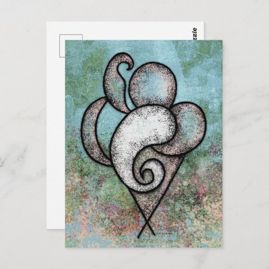 Samstag im Garten Postkarte (Vorne/Hinten)