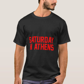 Samstag in Athen Fußball T-Shirt