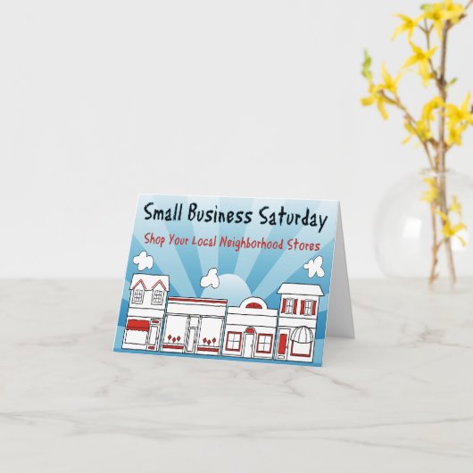 Samstag Karte (Gelbe Blume)