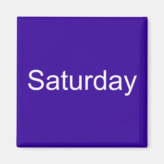 Samstag Magnet (Vorne)