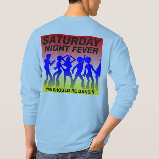 SAMSTAG NIGHT FEVER T-Shirt (Rückseite)