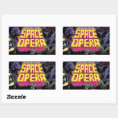 Samstag Night Space Opera Sticker! Rechteckiger Aufkleber (Blatt)