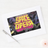 Samstag Night Space Opera Sticker! Rechteckiger Aufkleber (Umschlag)