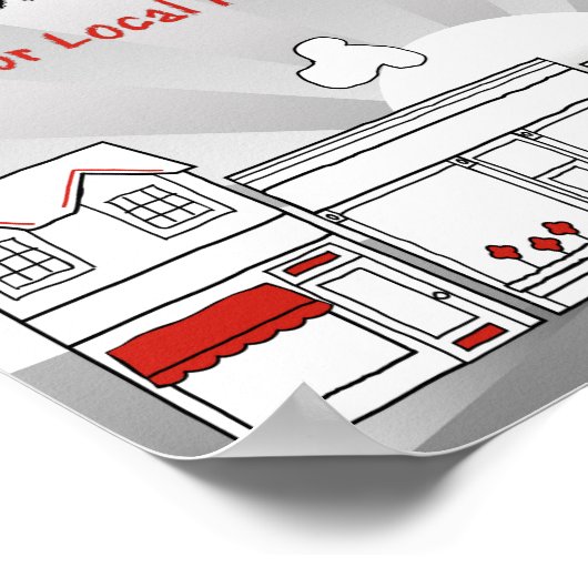 Samstag Poster (Ecke)