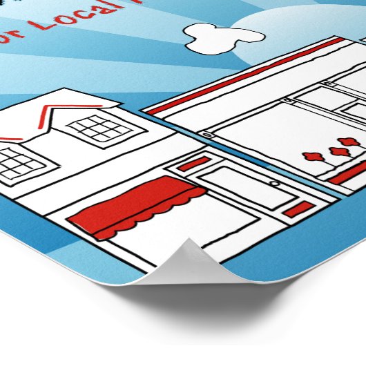 Samstag Poster (Ecke)