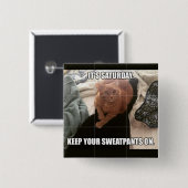 Samstag-Rat Button (Vorne & Hinten)