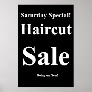 Samstag Special Faircut Salon Salon Poster