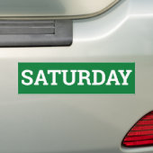 SAMSTAG-Zeichen/Aufkleber/MANET Autoaufkleber (Auf Auto)
