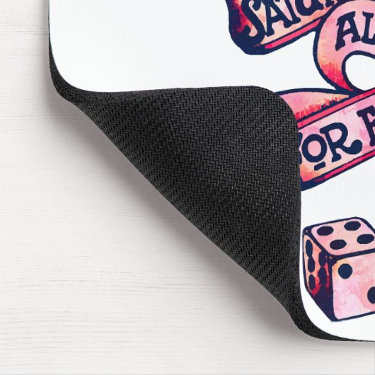 Samstagabend ist gut für Kämpfe Mousepad (Ecke)