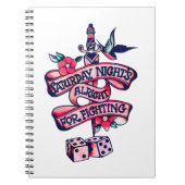 Samstagabend ist gut für Kämpfe Notizblock (Vorderseite)