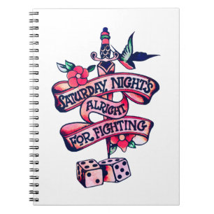 Samstagabend ist gut für Kämpfe Notizblock
