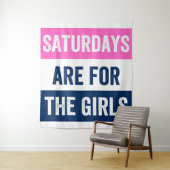 Samstage für Mädchen Wandteppich (Beispiel)