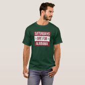 Samstage sind für Alabama T-Shirt (Vorne ganz)