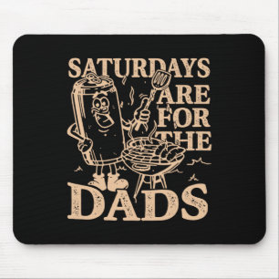 Samstage sind für die Väter Bbq Grill Lustig  Mousepad