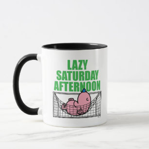 Samstagnachmittag mit Herrn Faul Tasse