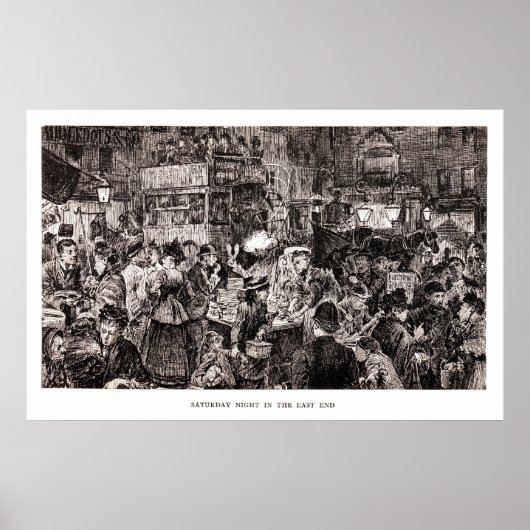 Samstagnacht am Ostende Poster (Vorne)