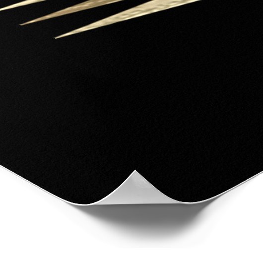 Samstagnacht in der Stadt Poster (Ecke)