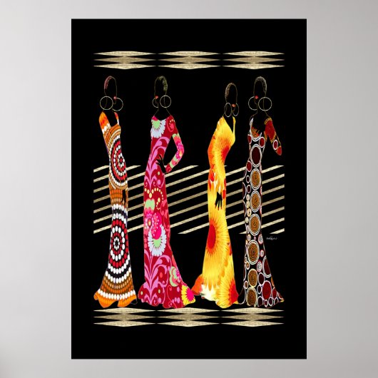 Samstagnacht in der Stadt Poster (Vorne)