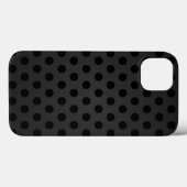 Samsung Galaxy Anmerkung 4 Fall Black Polka Dot Case-Mate iPhone Hülle (Rückseite (Horizontal))