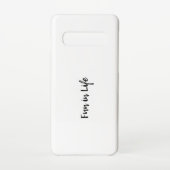 Samsung Galaxy S10 Hülle Fun in Life Samsung Galaxy Hülle (Rückseite)