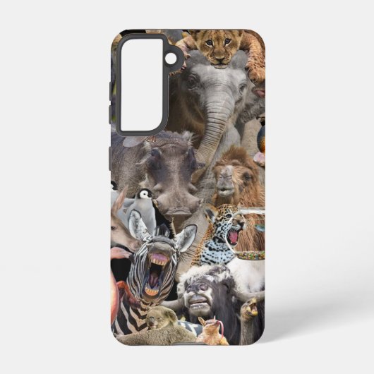 Samsung Galaxy S21 Animal Chat Phone Case Hülle (Rückseite)