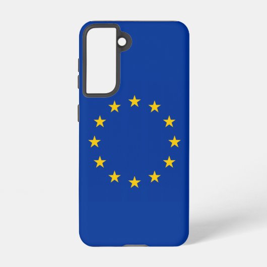 Samsung Galaxy S21 Case Flag der europäischen Gewe Hülle (Rückseite)