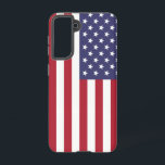 Samsung Galaxy S21 Case Flag der USA Samsung Galaxy Hülle<br><div class="desc">Mit unserem exklusiven Handy-Cover unter der Flagge der Vereinigten Staaten verwandeln Sie Ihre Samsung Galaxy S21 in ein stolzes Symbol des amerikanischen Erbes! Mit viel Liebe zum Detail gestaltet, geht dieses Handy über die Funktionalität hinaus und feiert die reiche Geschichte und Einheit der US Flagge. Das ikonische Design zeigt stolz...</div>