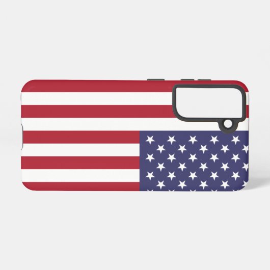 Samsung Galaxy S21 Case Flag der USA Samsung Galaxy Hülle (Rückseite (Horizontal))
