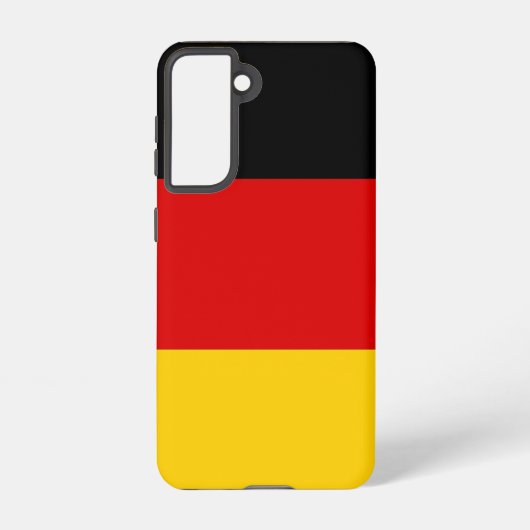Samsung Galaxy S21 Case Flag Deutschland Hülle (Rückseite)