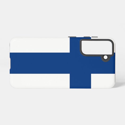 Samsung Galaxy S21 Case Flag Finnland Samsung Galaxy Hülle (Rückseite (Horizontal))