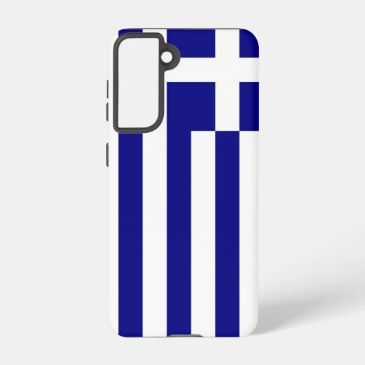Samsung Galaxy S21 Case Flag Griechenland Hülle (Rückseite)