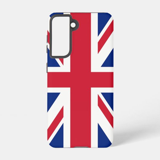 Samsung Galaxy S21 Case Flag Großbritannien Hülle (Rückseite)