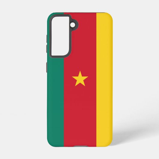 Samsung Galaxy S21 Case Flag Kamerun Hülle (Rückseite)