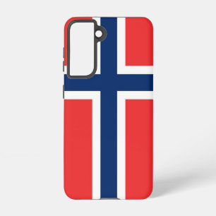 Samsung Galaxy S21 Case Flag Norwegen Hülle