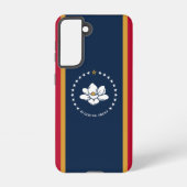 Samsung Galaxy S21 Case Flag of Mississippi Samsung Galaxy Hülle (Rückseite)