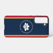 Samsung Galaxy S21 Case Flag of Mississippi Samsung Galaxy Hülle (Rückseite (Horizontal))