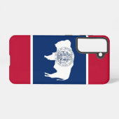 Samsung Galaxy S21 Case Flag of Wyoming Samsung Galaxy Hülle (Rückseite (Horizontal))