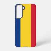 Samsung Galaxy S21 Case Flag Rumänien Samsung Galaxy Hülle (Rückseite)