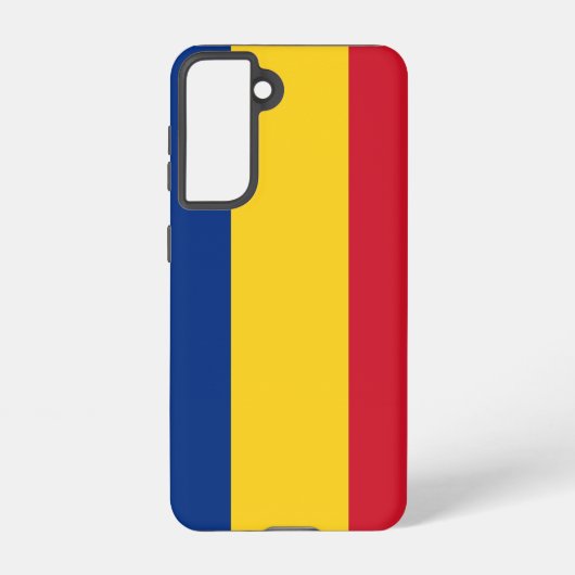 Samsung Galaxy S21 Case Flag Rumänien Samsung Galaxy Hülle (Rückseite)
