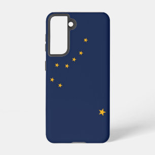 Samsung Galaxy S21 Case Flag von Alaska, USA Hülle