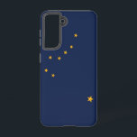 Samsung Galaxy S21 Case Flag von Alaska, USA Samsung Galaxy Hülle<br><div class="desc">Mit unserer exklusiven Handyabdeckung mit der Alaska-Fahne fügen Sie Ihrer Samsung Galaxy S21 eine lebendige Touch von Alaskan hinzu! Mit viel Liebe zum Detail gestaltet, ist dieses Handy mehr als nur funktional, es ist eine Feier des Alaskan-Erbes und kulturellen Stolzes. Das kühne Design zeigt stolz das ikonisch blaue Feld mit...</div>